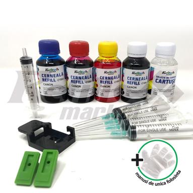 Mixed puzzle Tear Kit refill Canon PG 540 negru si CL 541 color BS5225B005AA, BS5227B005AA